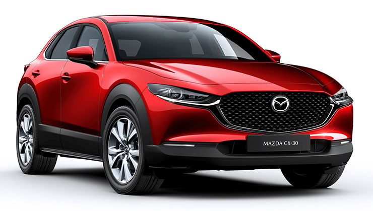 Der Mazda CX-30 bei Garage Comminot Chur
