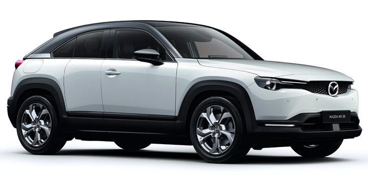 Der brandneue Mazda MX-30 bei Garage Comminot Chur