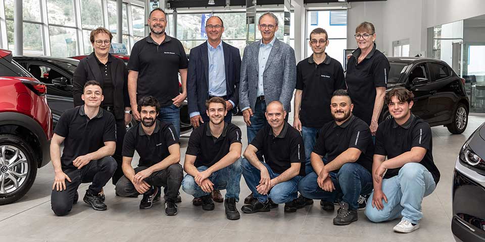 Die Mitarbeiter von Garage Comminot Chur
